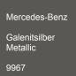 Preview: Mercedes-Benz, Galenitsilber Metallic, 9967.